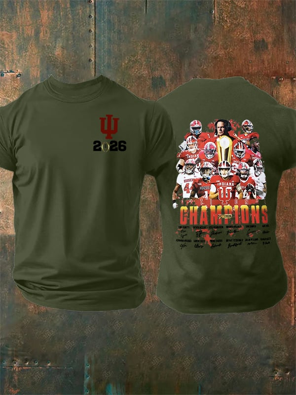 Men's  Football  Print  T-Shirt
