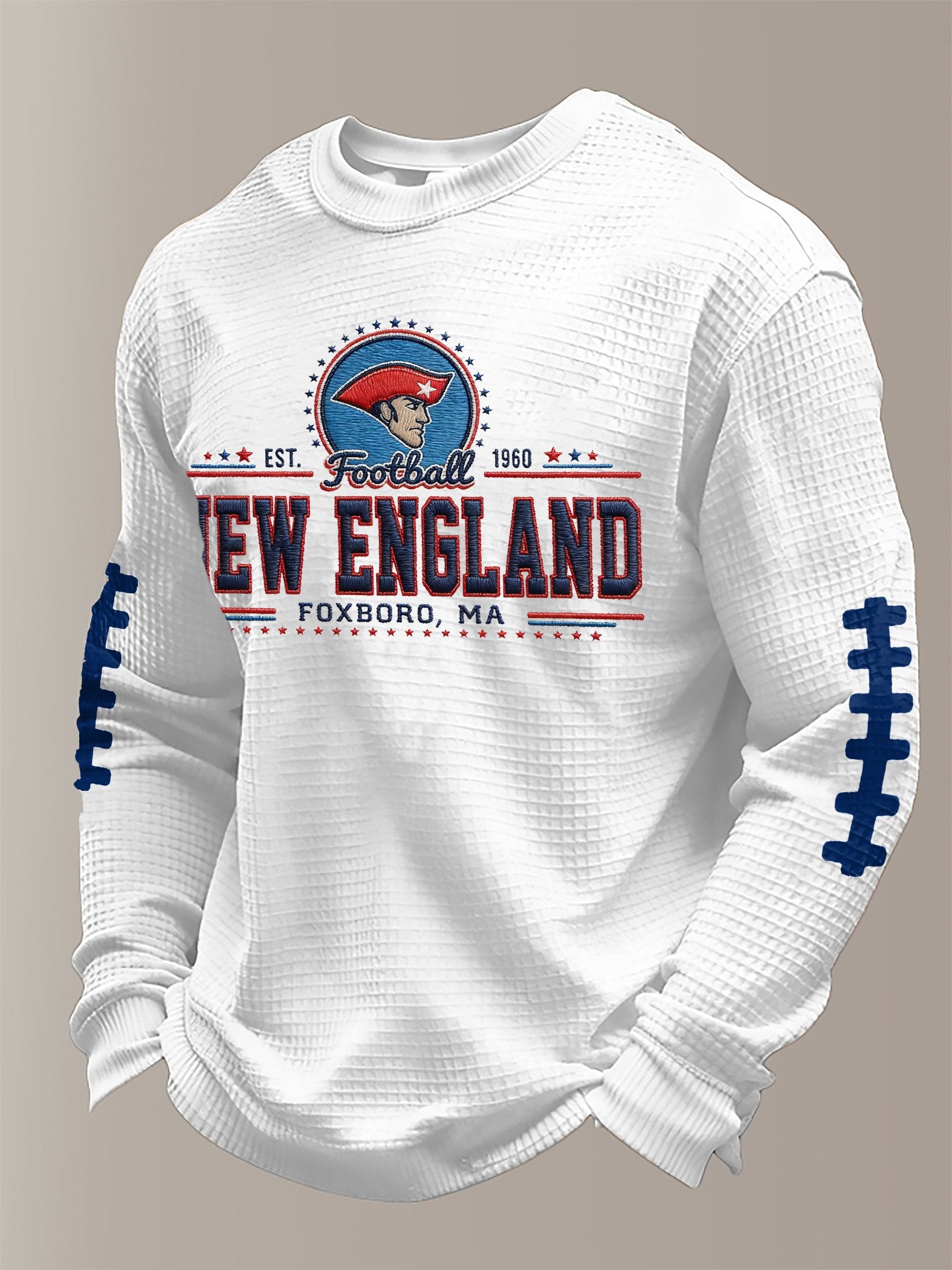 Men's Football Print Waffle T-Shirt