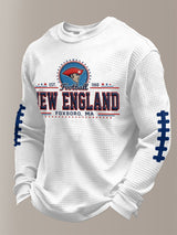 Men's Football Print Waffle T-Shirt