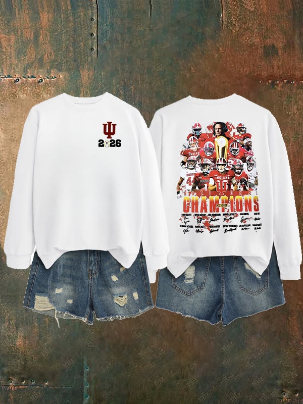 Women's   Football Print Sweatshirt