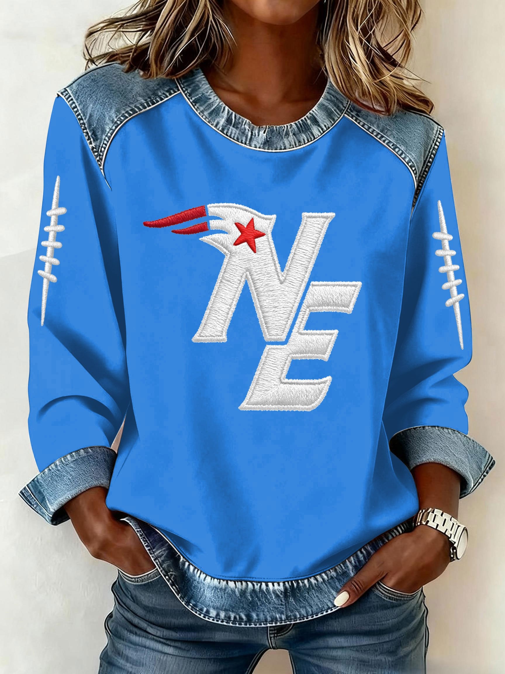 Women’s Football Graphic Casual Sweatshirt
