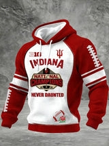 Men's Football Printed Casual Hoodie