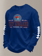 Men's Football Print Waffle T-Shirt