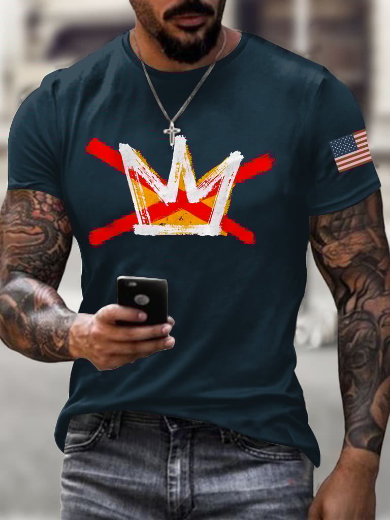 🔥Buy 3 Get 15% Off🔥Men's Casual Reject King T-Shirt
