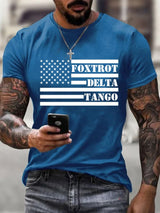 Men's  Print Short Sleeve Casual T-Shirt