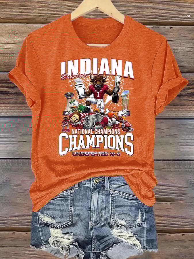 Women's  Football Print T-Shirt