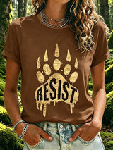 Only You Can Stop It - Save America'S Forests Resist T-Shirt