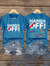 🔥Buy 3 Get 15% Off🔥Women's Hands Off Protest Print Casual T-Shirt