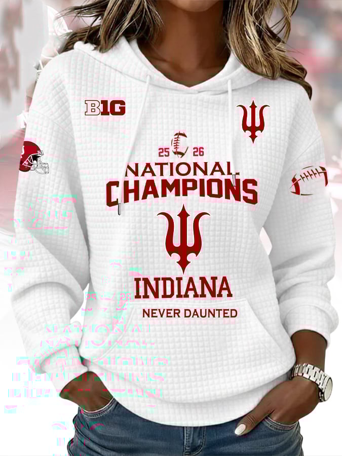 Women's Football Print Casual Sweatshirt