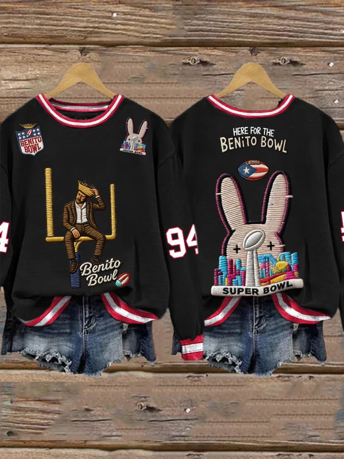 Women's Puerto Rico Print Sweatshirt