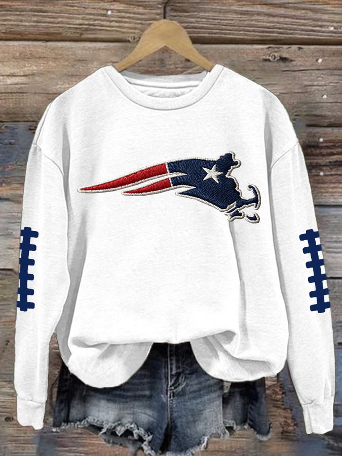 Women's Football Printed Sweatshirt