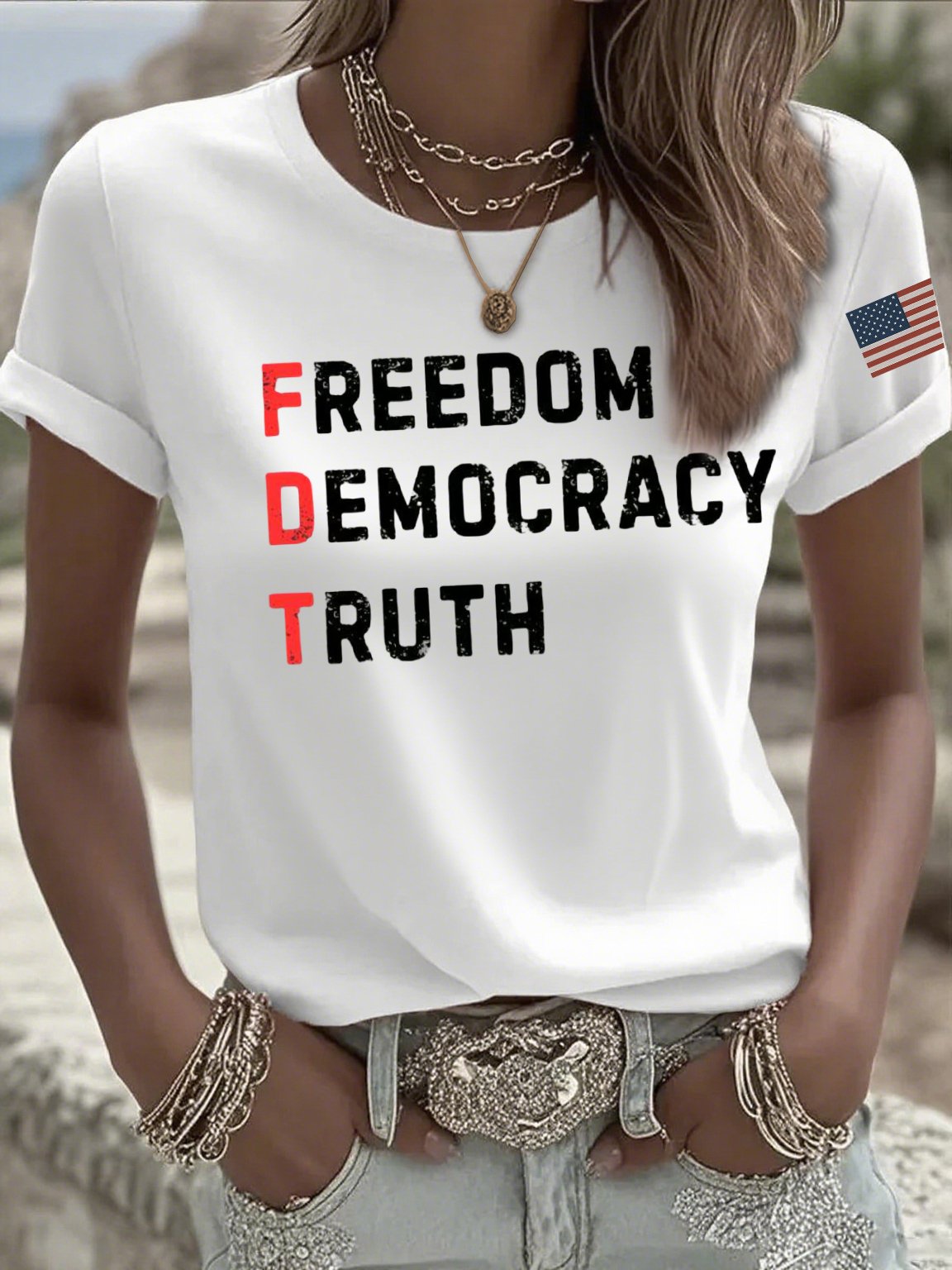 🔥Buy 3 Get 15% Off🔥Women's casual FDT loose T-shirt