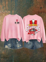 Women's   Football Print Sweatshirt