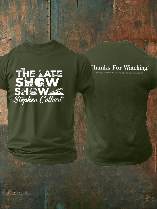 🔥Buy 3 Get 15% Off Men's Retro Last Show Print T-Shirt