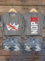 🔥Buy 3 Get 15% Off Women's  Nope, No Kings In America Print T-shirt