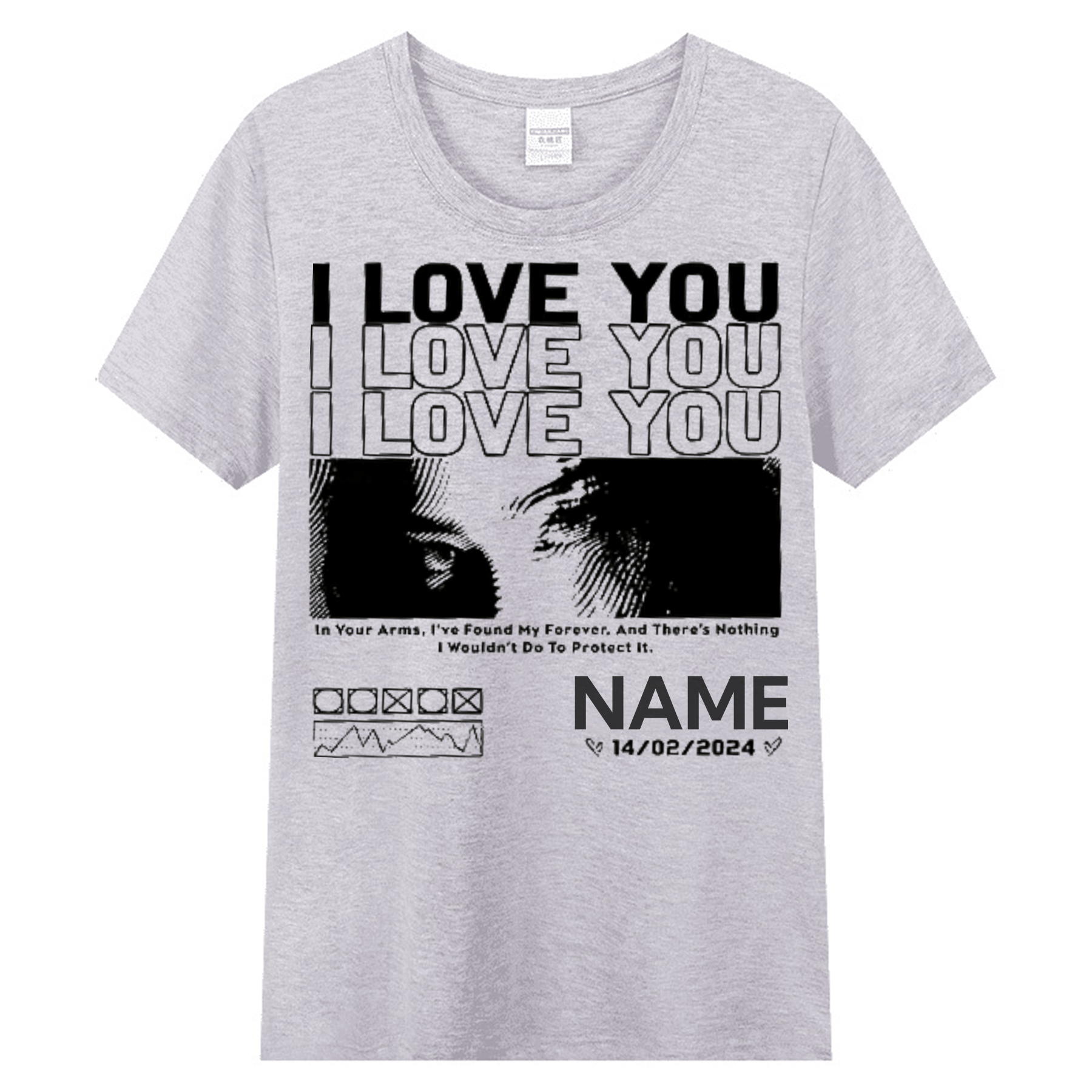 💖Best Gift For Lover💖Unique Custom Eyes Photo Tee 💗 Crewneck 💗 Hoodie
