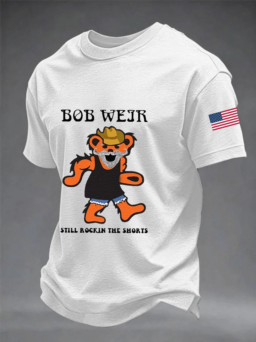 🔥Buy 3 Get 15% Off Men's RIP Bob Weir Print Casual T-shirt