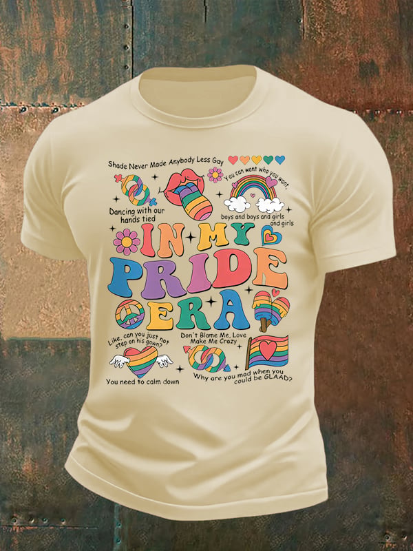 Men's In My Pride Era, Pride Month Print T-Shirt