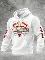 Men's Football Printed Casual Hoodie