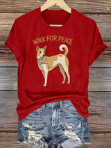 Women'S Walk for Peace  Art Print T-Shirt