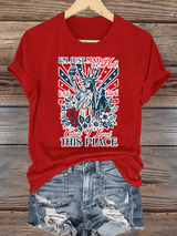 Women's  THIS PLACE Round Neck Printed T-Shirt