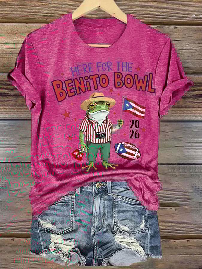 Women's  Benito Bowl Puerto Rico Football T-Shirt