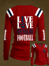 Women's Football Long Sleeve Shirt