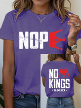🔥Buy 3 Get 15% Off Women's  No Kings In America T-Shirt