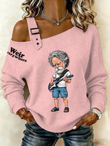 🔥Buy 3 Get 15% Off Women's  RIP Bob Weir Weir Everywhere Print Sweatshirt