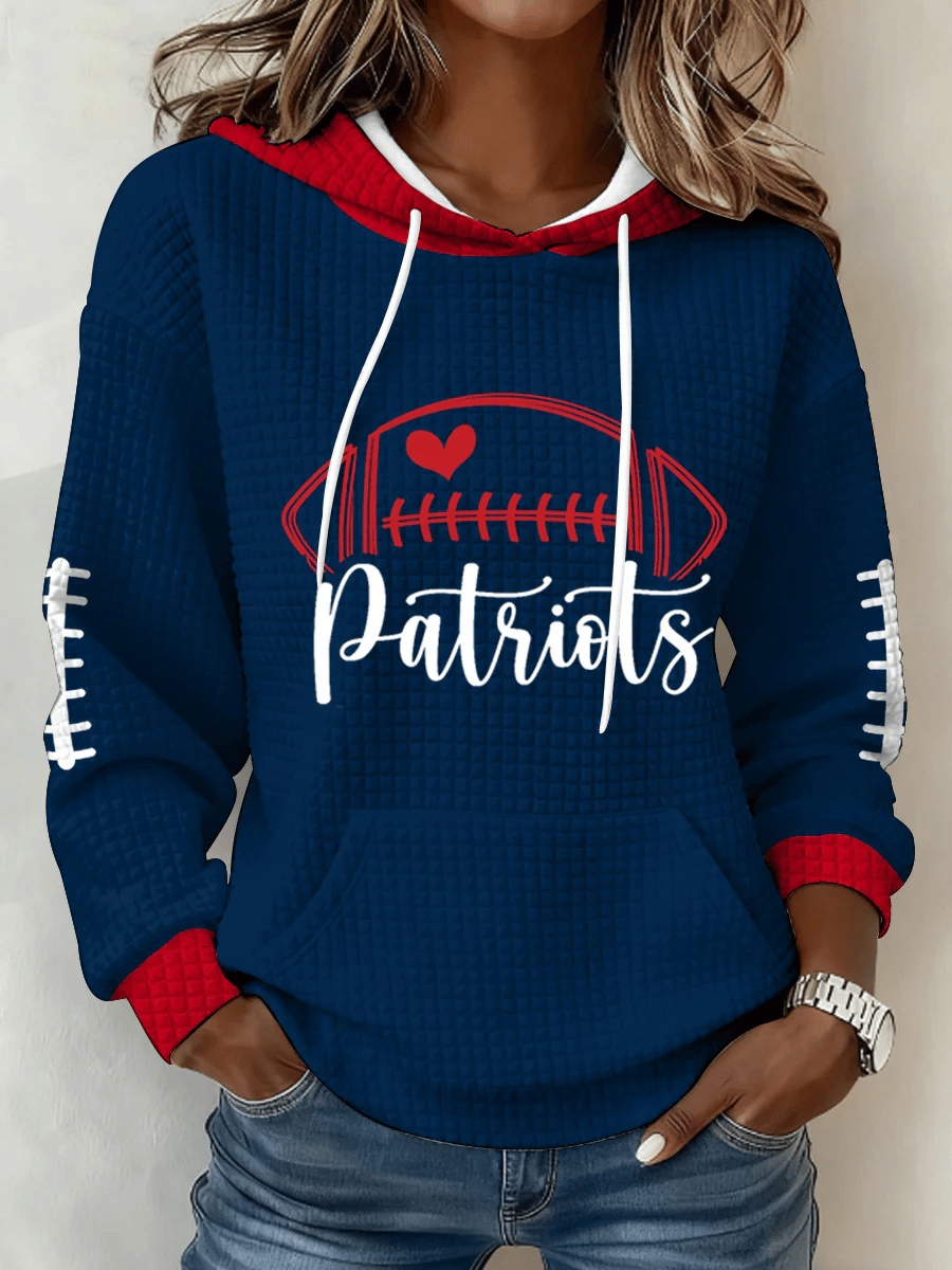 Women's Football Print Sweatshirt