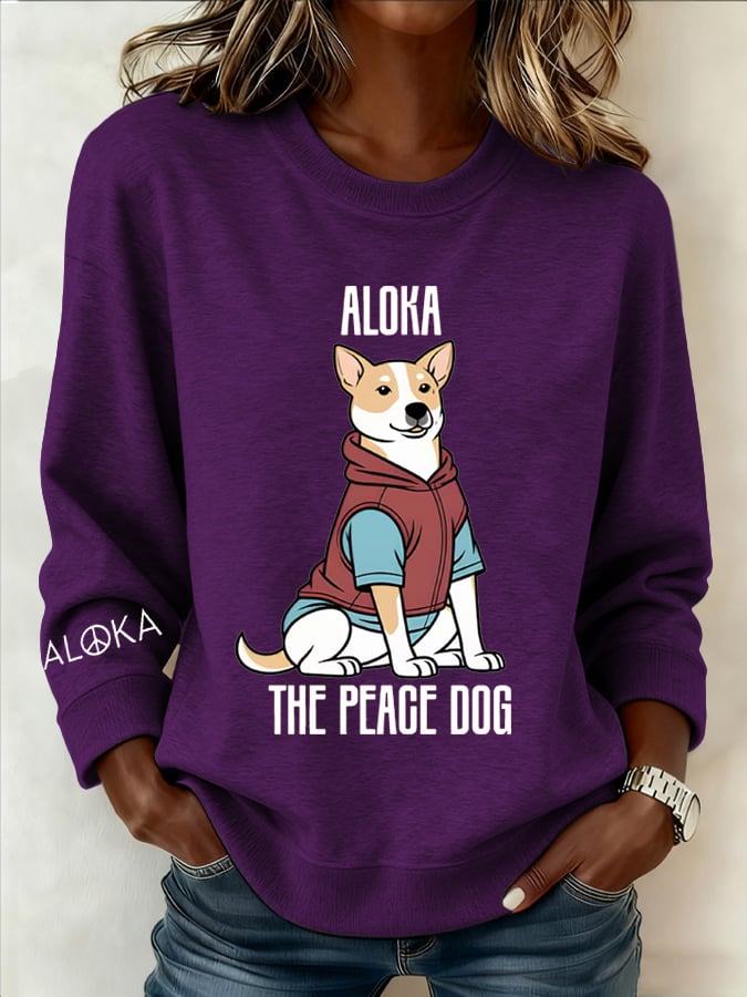 Women's Walk For Peace  Art Print Sweatshirt