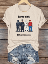 Women's  Different costume Print T-Shirt