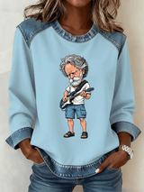 🔥Buy 3 Get 15% Off Women's Music Print Casual Sweatshirt