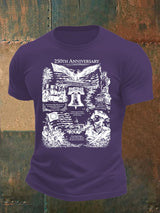 Men's  Retro USA 250th Anniversary Print T-Shirt