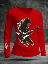 🔥Buy 3 Get 15% Off Women's Commemorative Bob Weir Printed Top