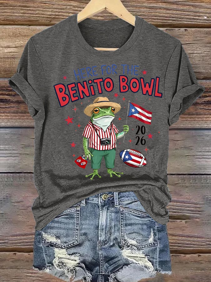 Women's  Benito Bowl Puerto Rico Football T-Shirt