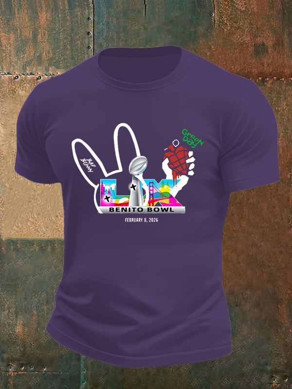 Men's  Opening And Halftime Shows Print Casual T-shirt