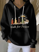 Women's Walk For Peace  Art Print Sweatshirt