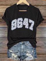 🔥Buy 3 Get 15% Off🔥Women's 86/47 Flowers Print T-shirt