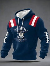 Men's Football Print Sweatshirt