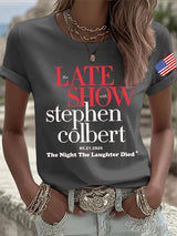 Retro Last Show 05.21.2026 The Night The Laughter Died Print T-Shirt