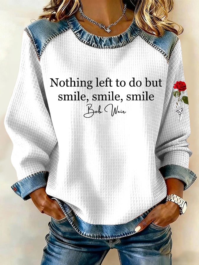 🔥Buy 3 Get 15% Off Women's Vintage Rock Tribute Print Casual Sweatshirt