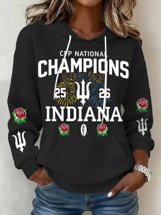 Women's Football Print Casual Sweatshirt