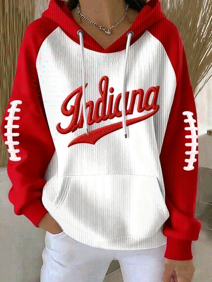 Women's Football Printed Sweatshirt
