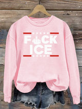 Women's  ICE  Print  Sweater