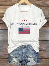 Women's 250th Anniversary of the United States Print T-shirt