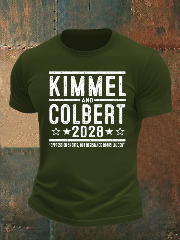 Men's Talk Show Colbert Kimme Legend 2028 T-shirt