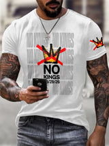 🔥Buy 3 Get 15% Off Men's No Kings Day March 28 2026 Print T-Shirt