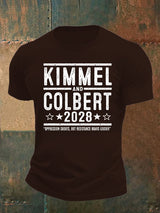 Men's Talk Show Colbert Kimme Legend 2028 T-shirt