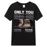 💖Best Gift For Lover💖Unique Custom Eyes Photo Tee 💗 Crewneck 💗 Hoodie